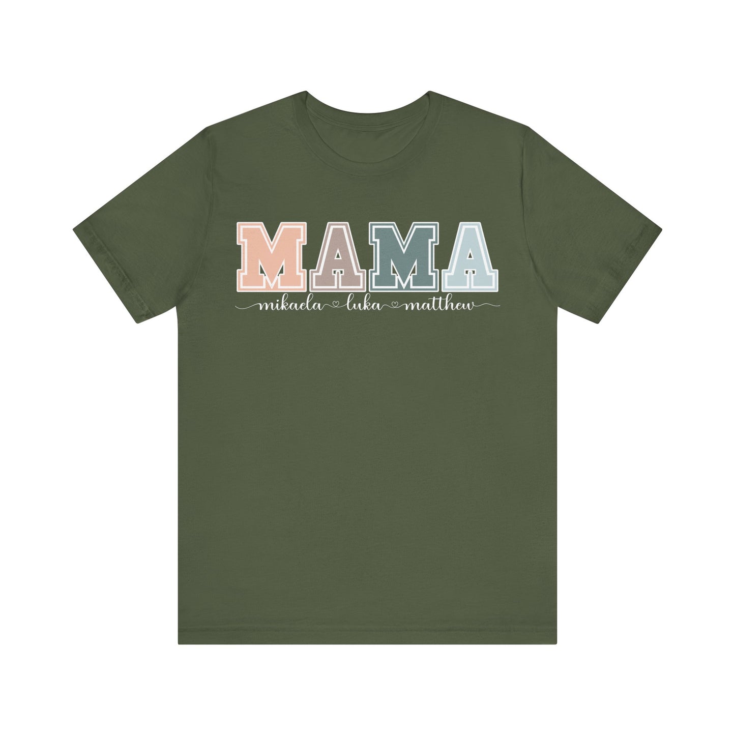 Personalized Custom Mama T-shirt