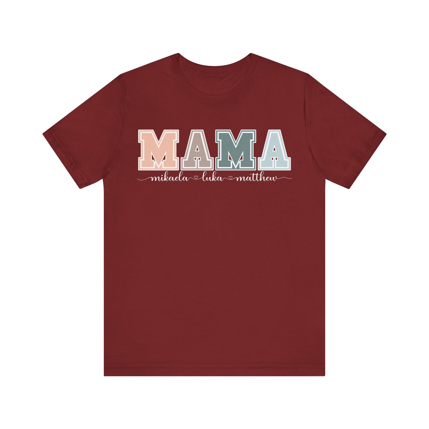 Personalized Custom Mama T-shirt