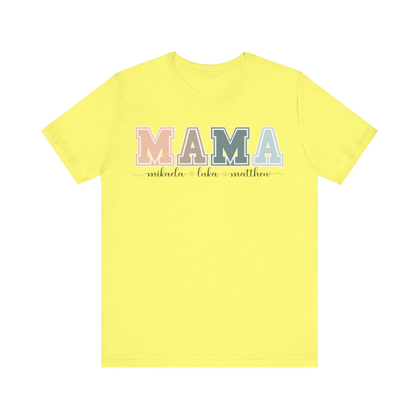 Personalized Custom Mama T-shirt