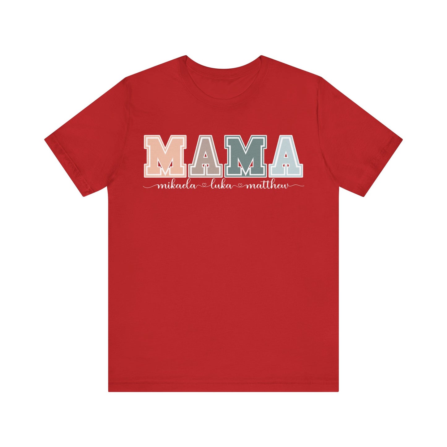 Personalized Custom Mama T-shirt
