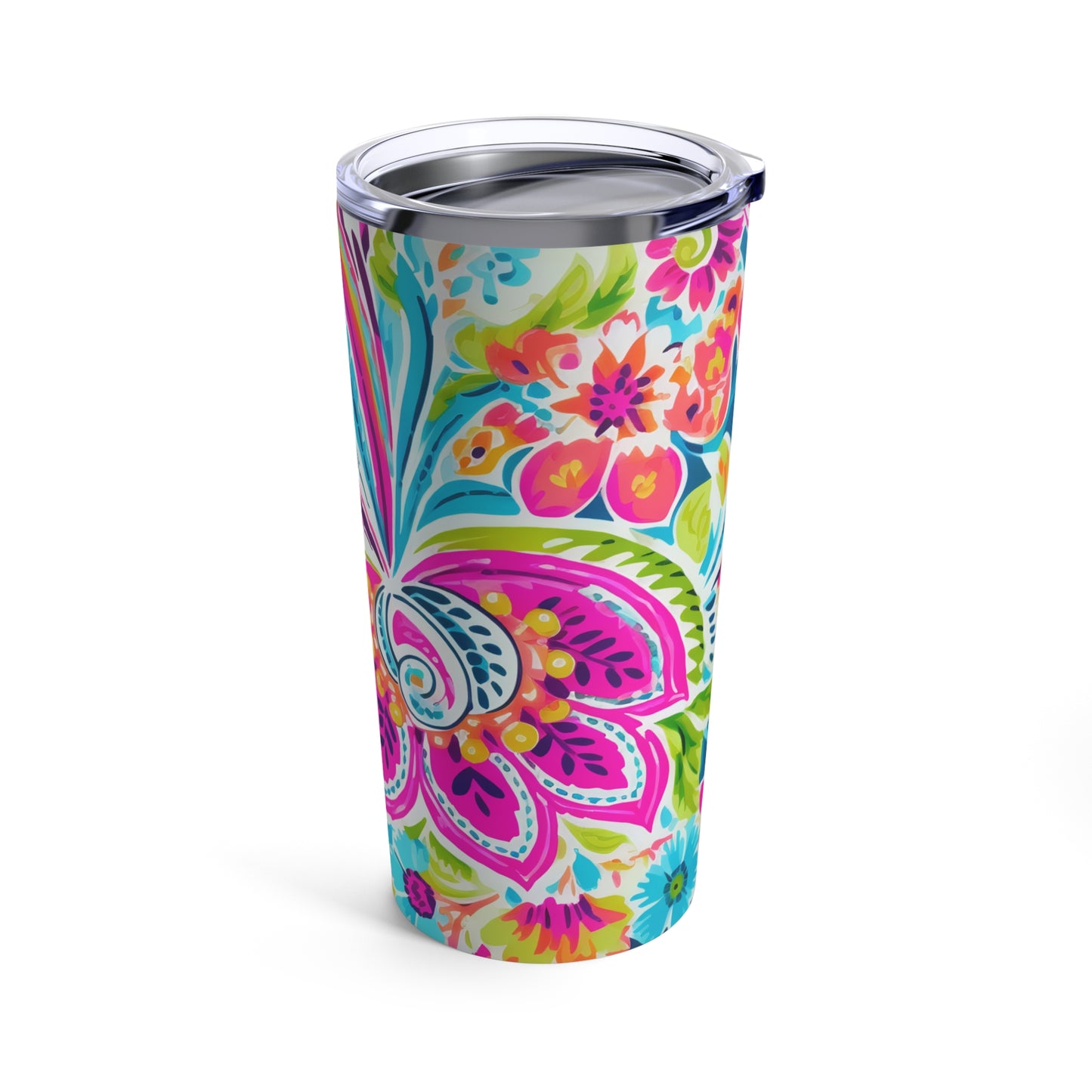 Bright Paisley Tumbler 20 oz