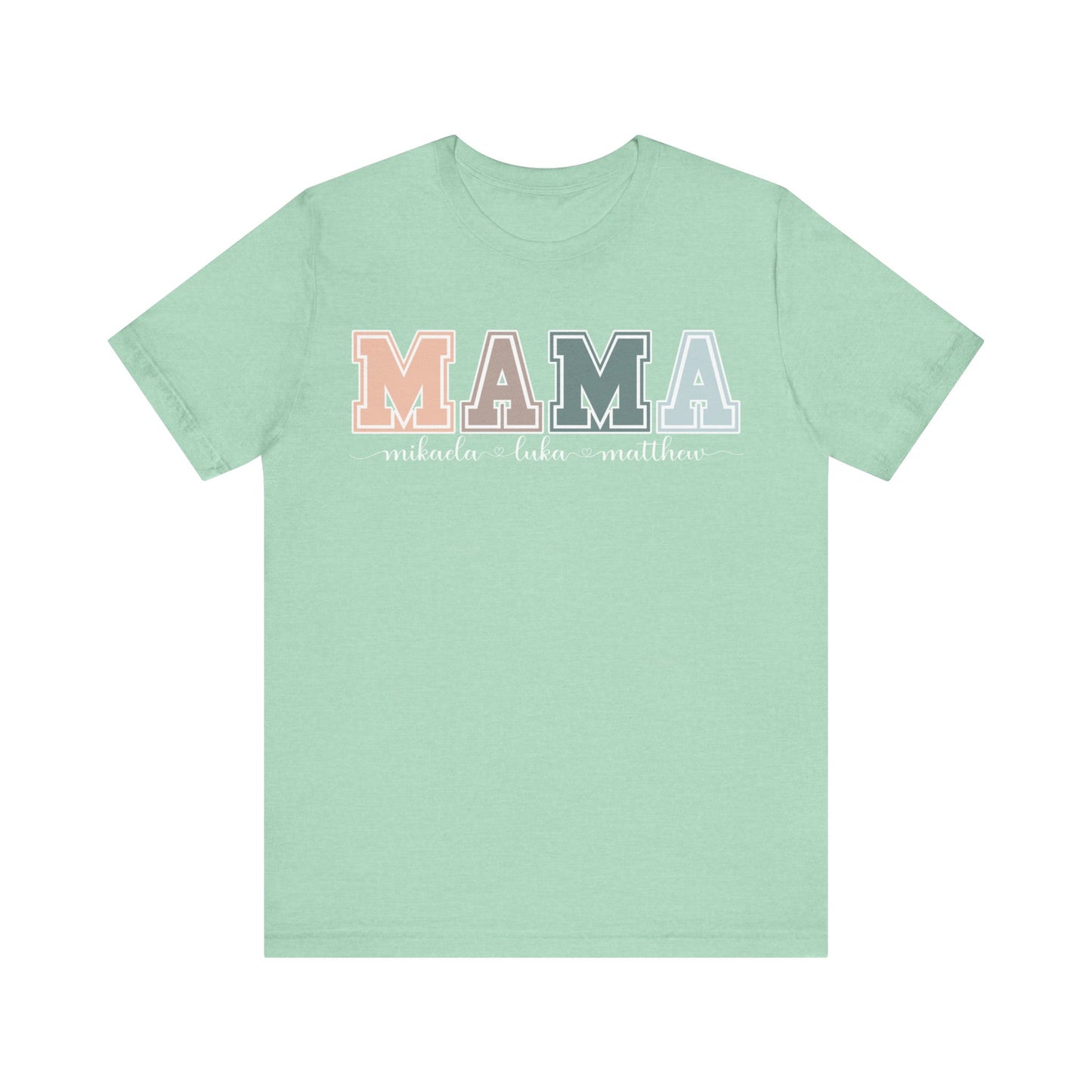 Personalized Custom Mama T-shirt