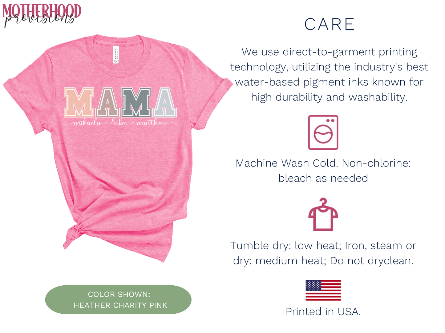 Personalized Custom Mama T-shirt
