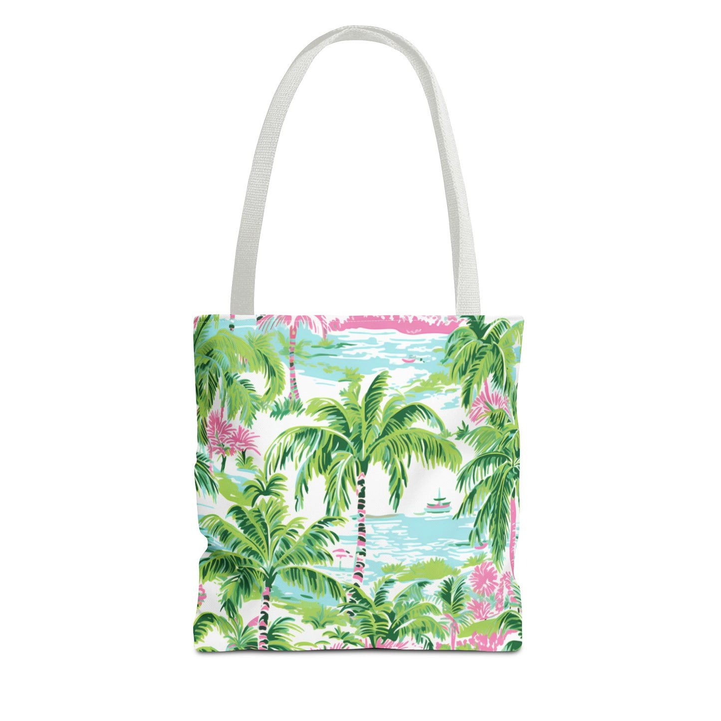 Preppy Tropical Ocean Tote Bag