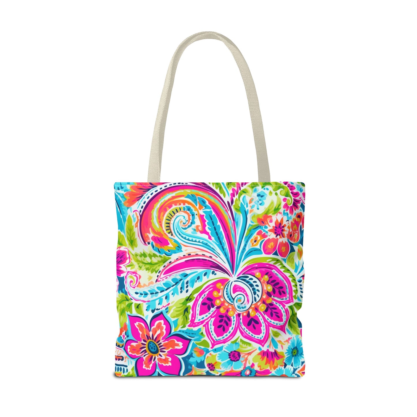 Bright Paisley Tote Bag