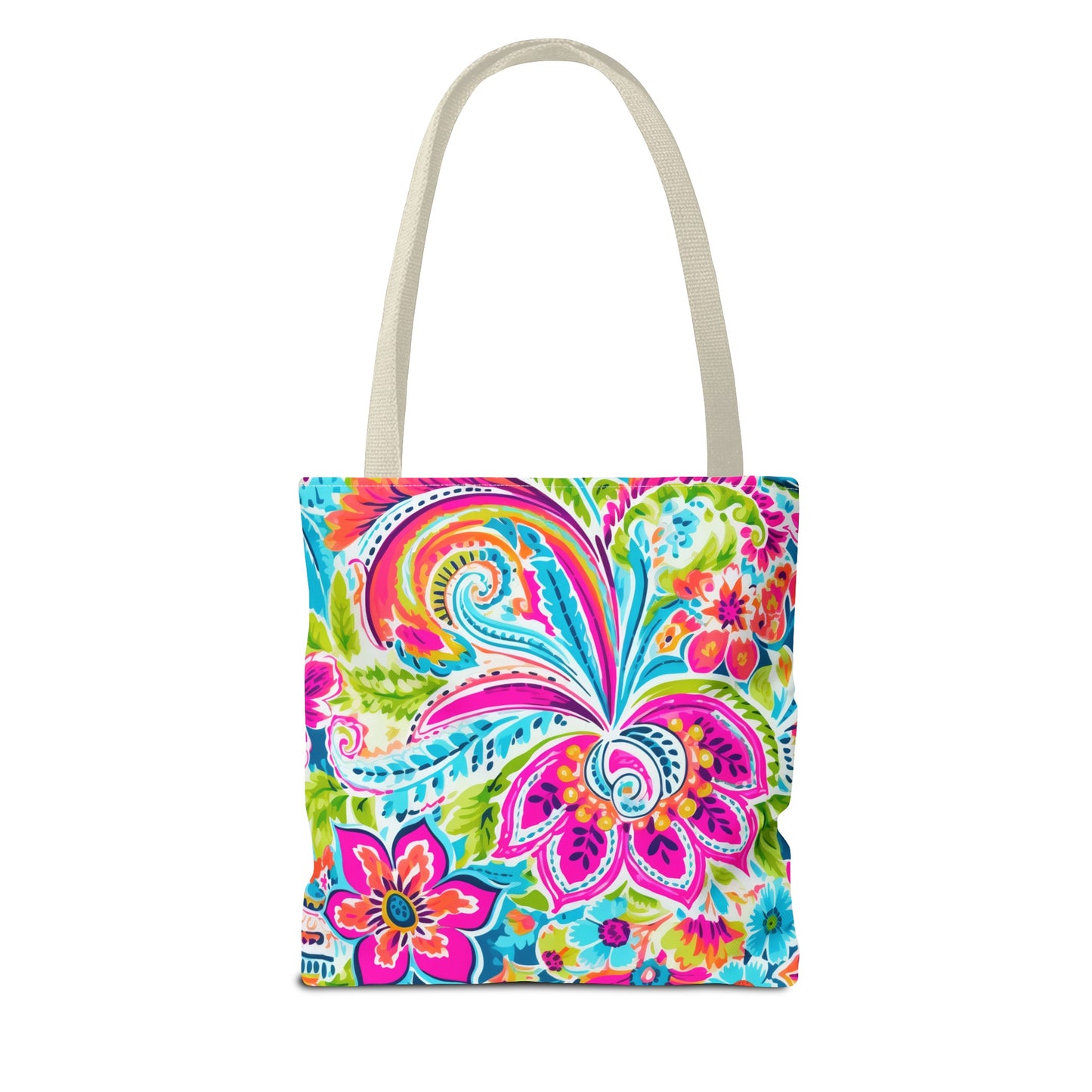 Bright Paisley Tote Bag