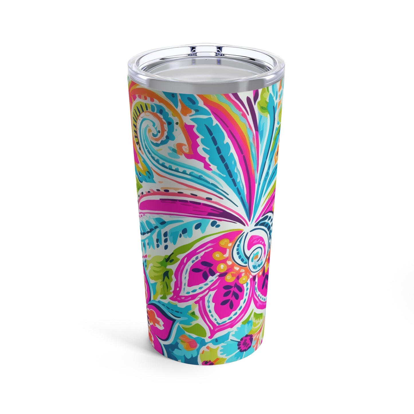 Bright Paisley Tumbler 20 oz