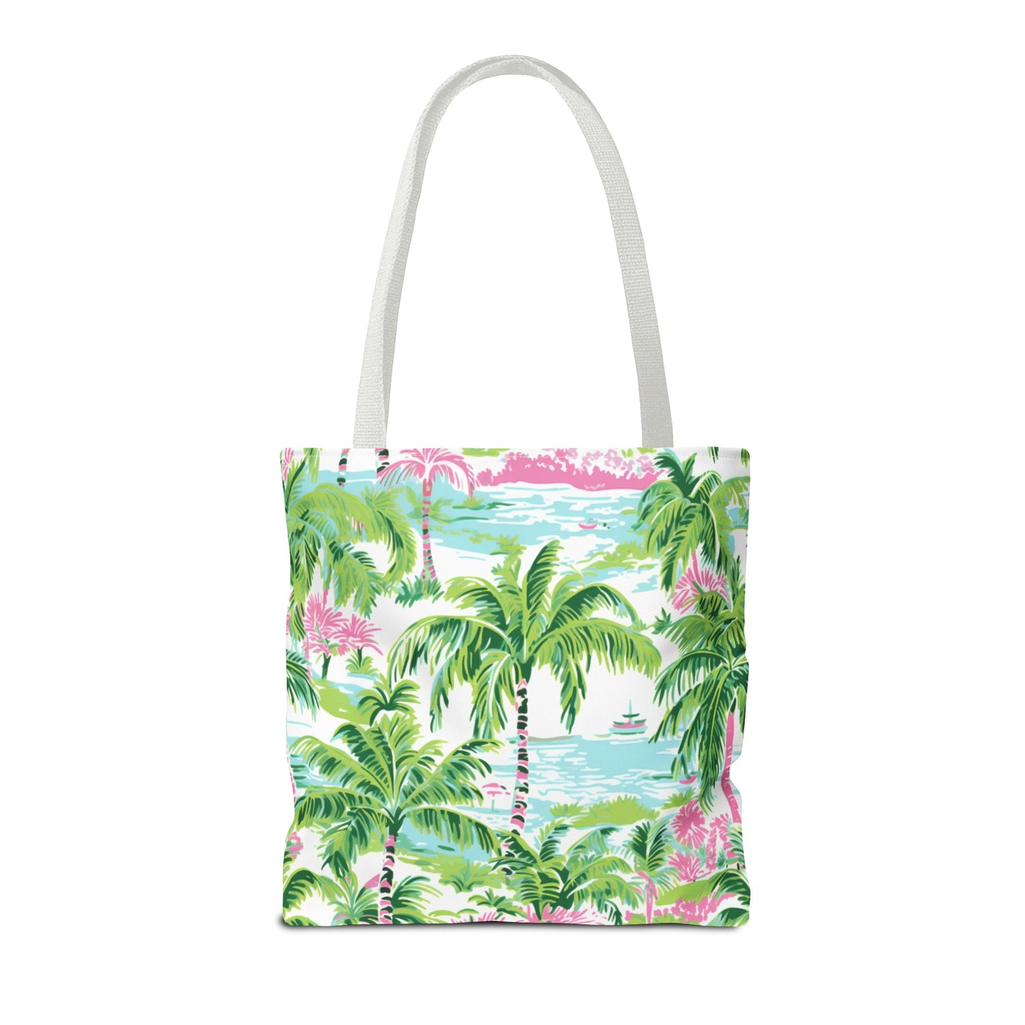 Preppy Tropical Ocean Tote Bag