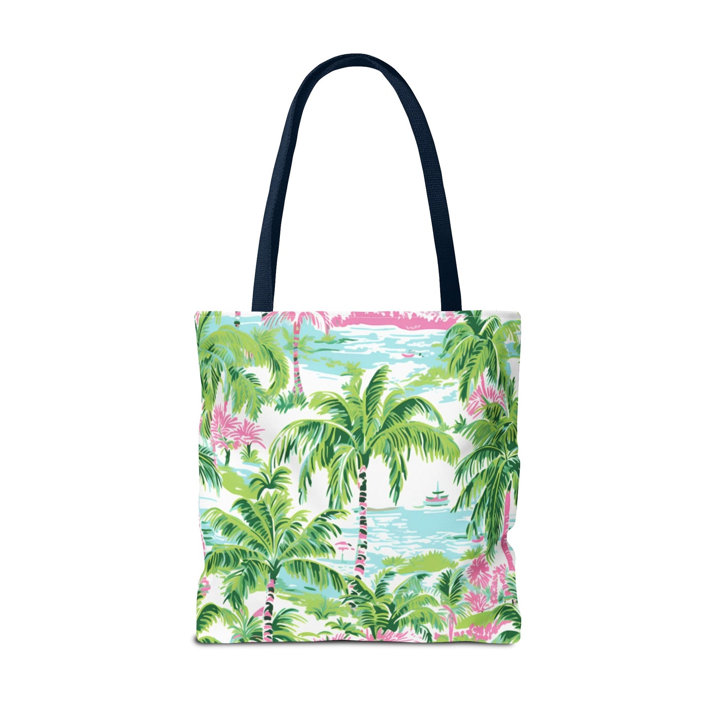Preppy Tropical Ocean Tote Bag