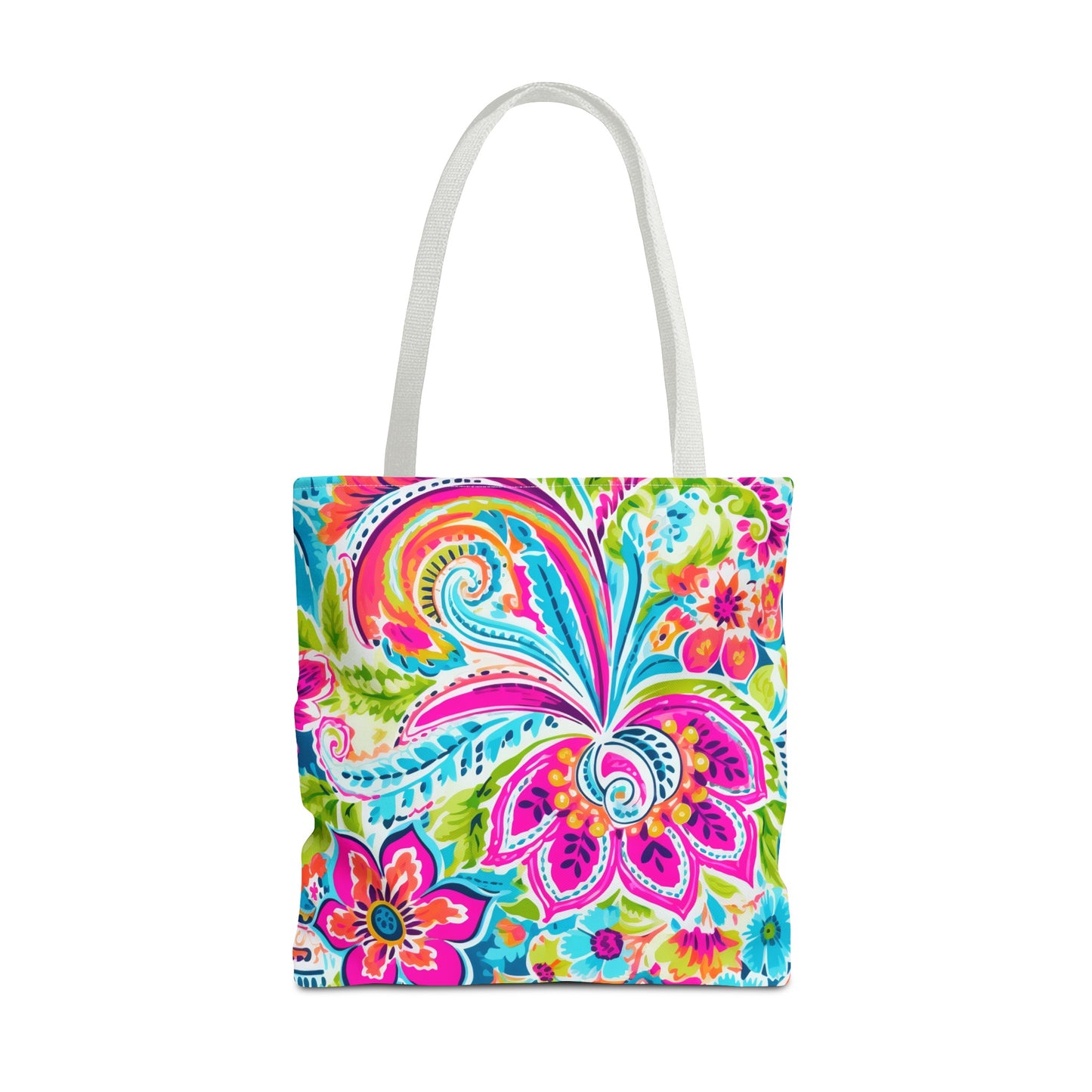 Bright Paisley Tote Bag