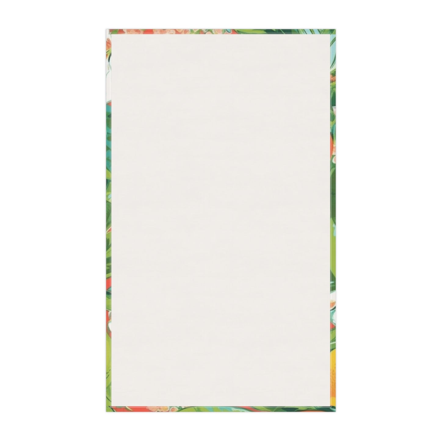 Fresh Coral Citrus Kitchen Towel