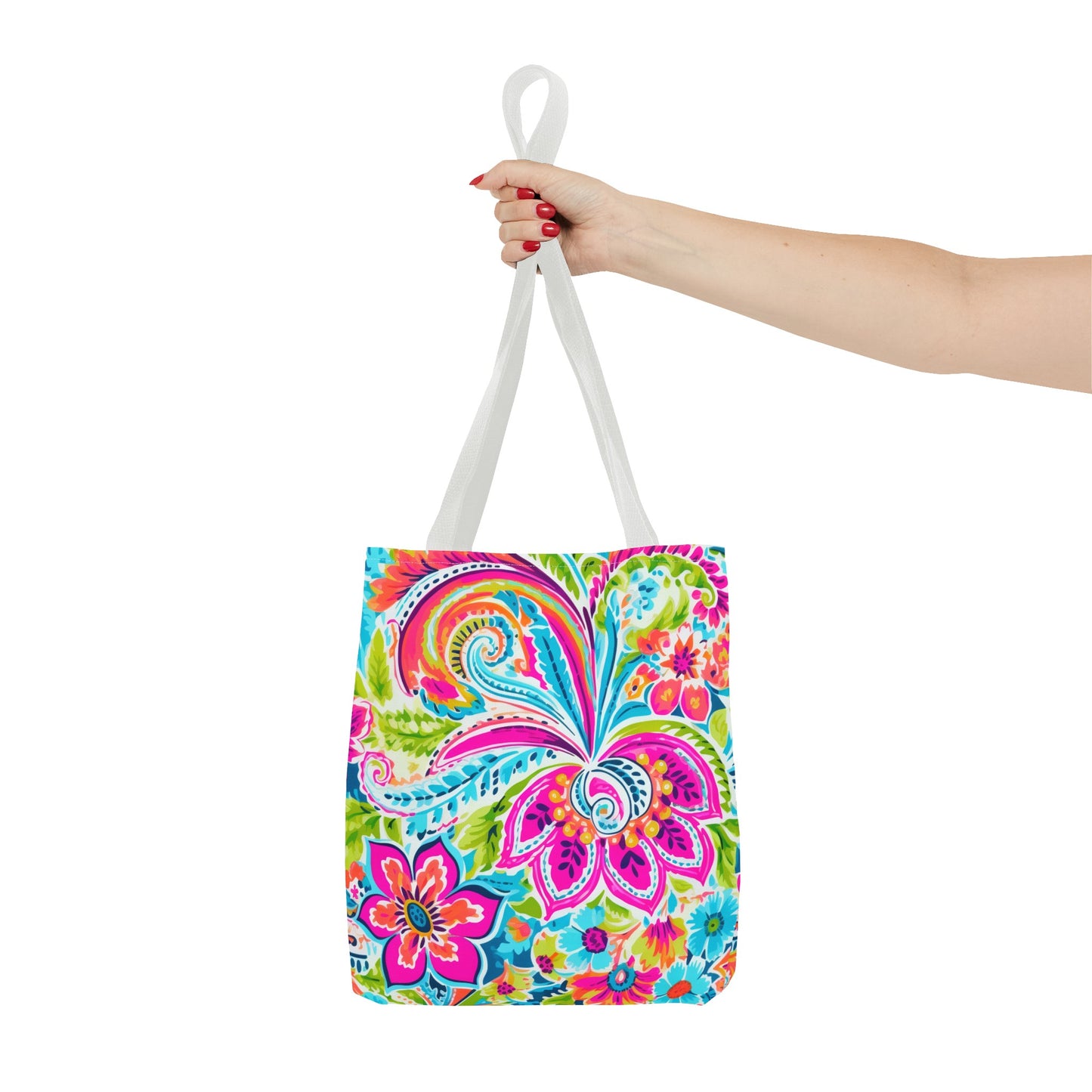 Bright Paisley Tote Bag