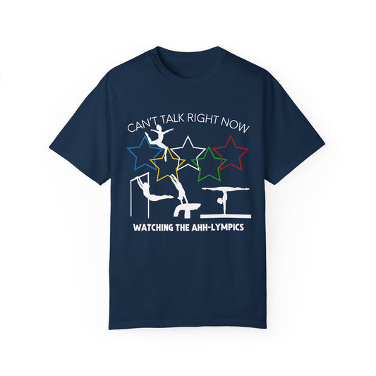 Olympics Gymnastics Watch Party Shirt, Can't Talk Right Now Watching The AHH-Lympics T-shirt, Gymnast Shirt, Gymnastics Shirt, Olympics Shirt, Team USA Shirt, Gymnastics Coach Shirt