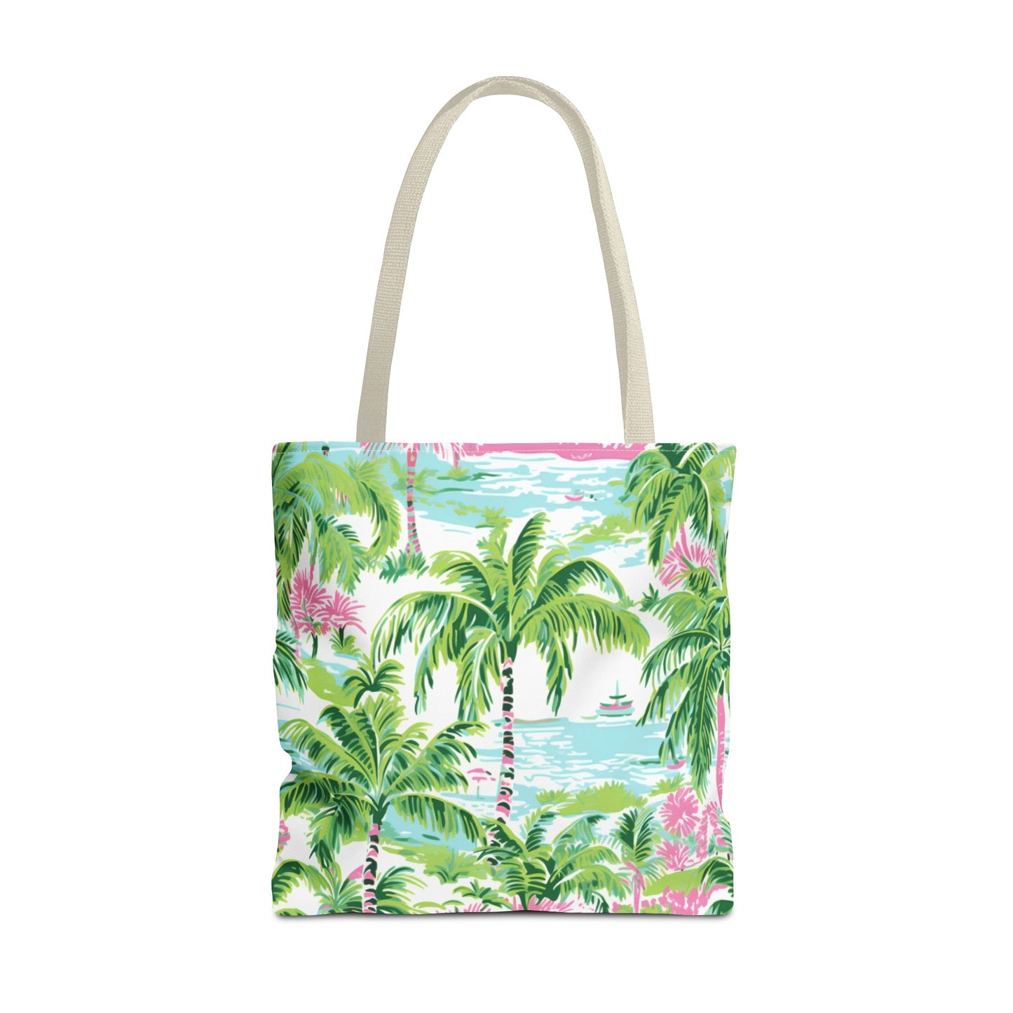 Preppy Tropical Ocean Tote Bag