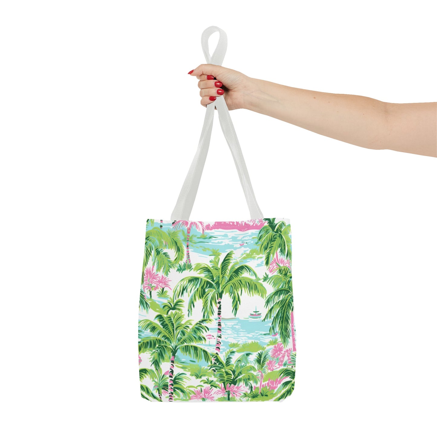 Preppy Tropical Ocean Tote Bag