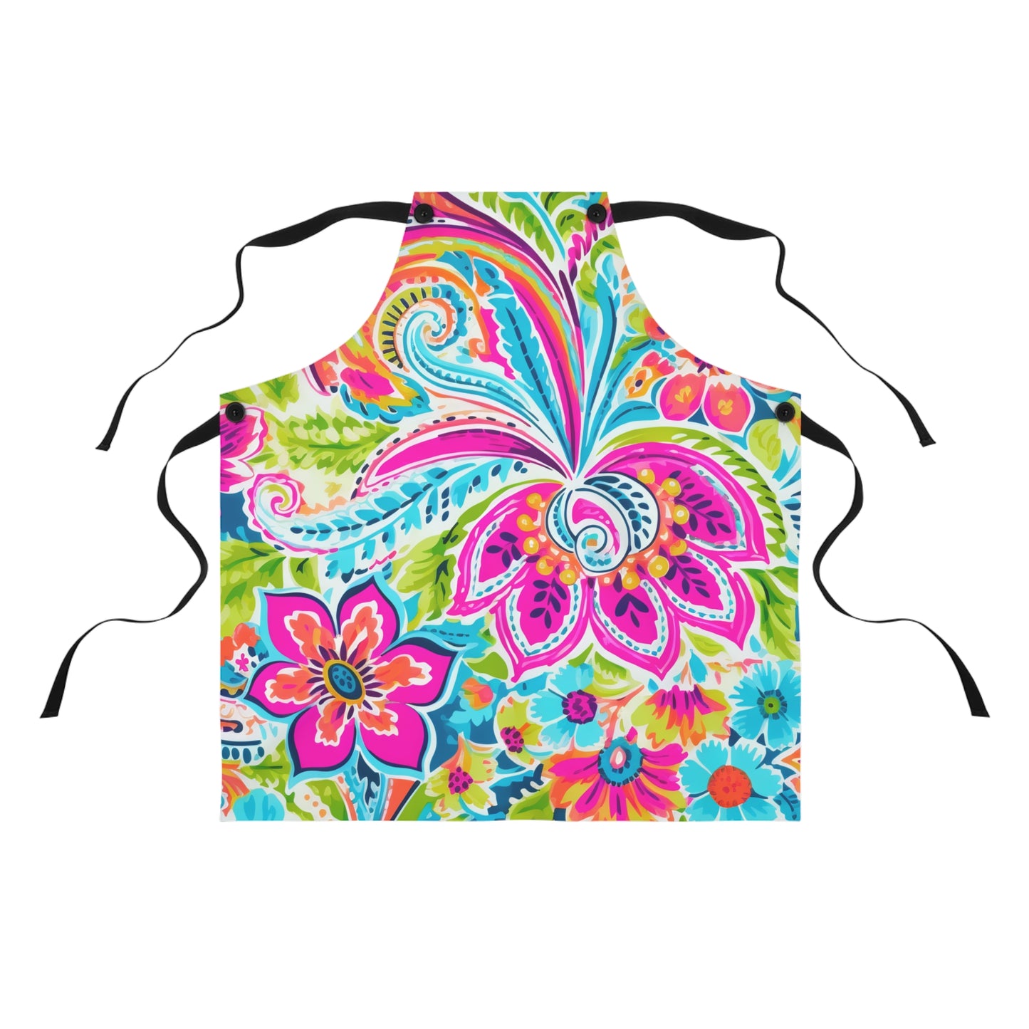 Bright Paisley Apron