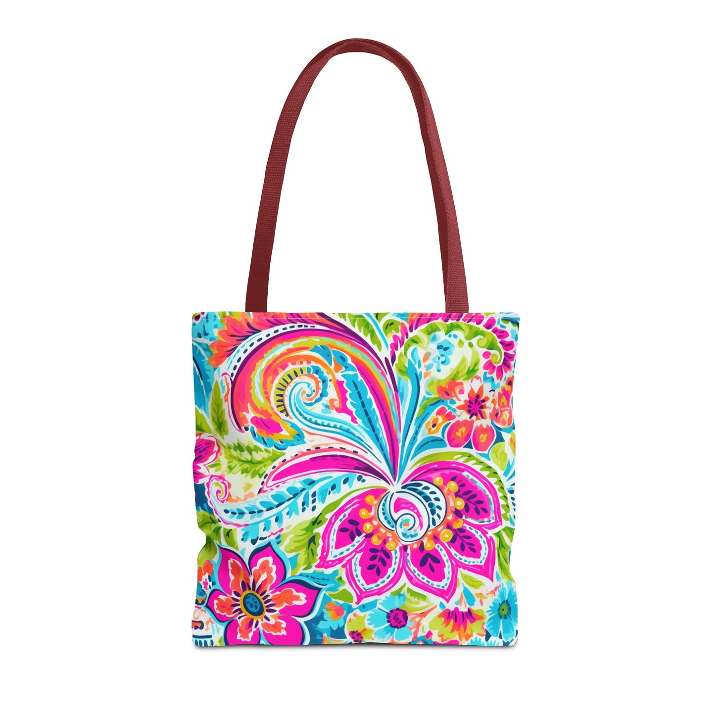 Bright Paisley Tote Bag