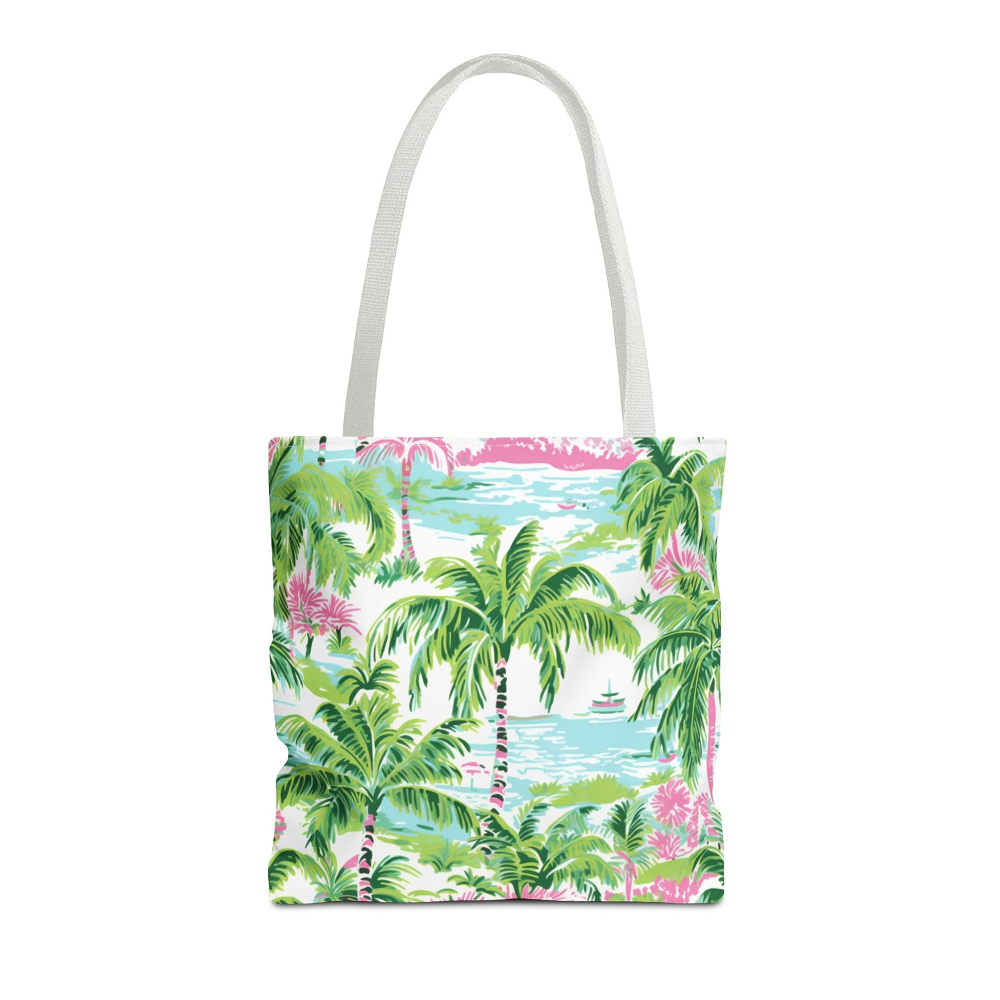 Preppy Tropical Ocean Tote Bag