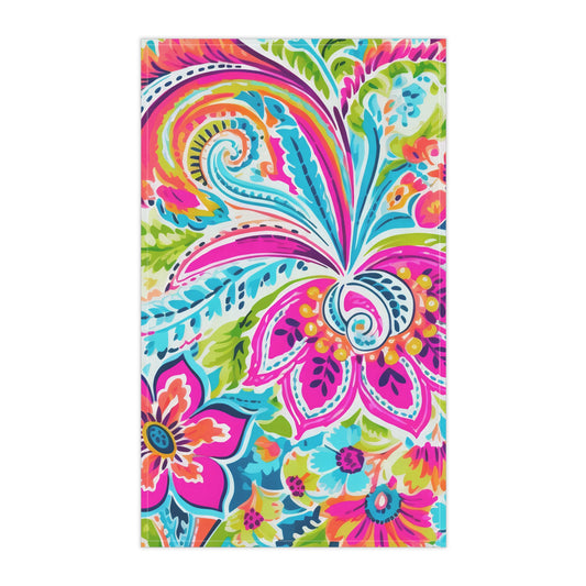 Bright Paisley Kitchen Towel