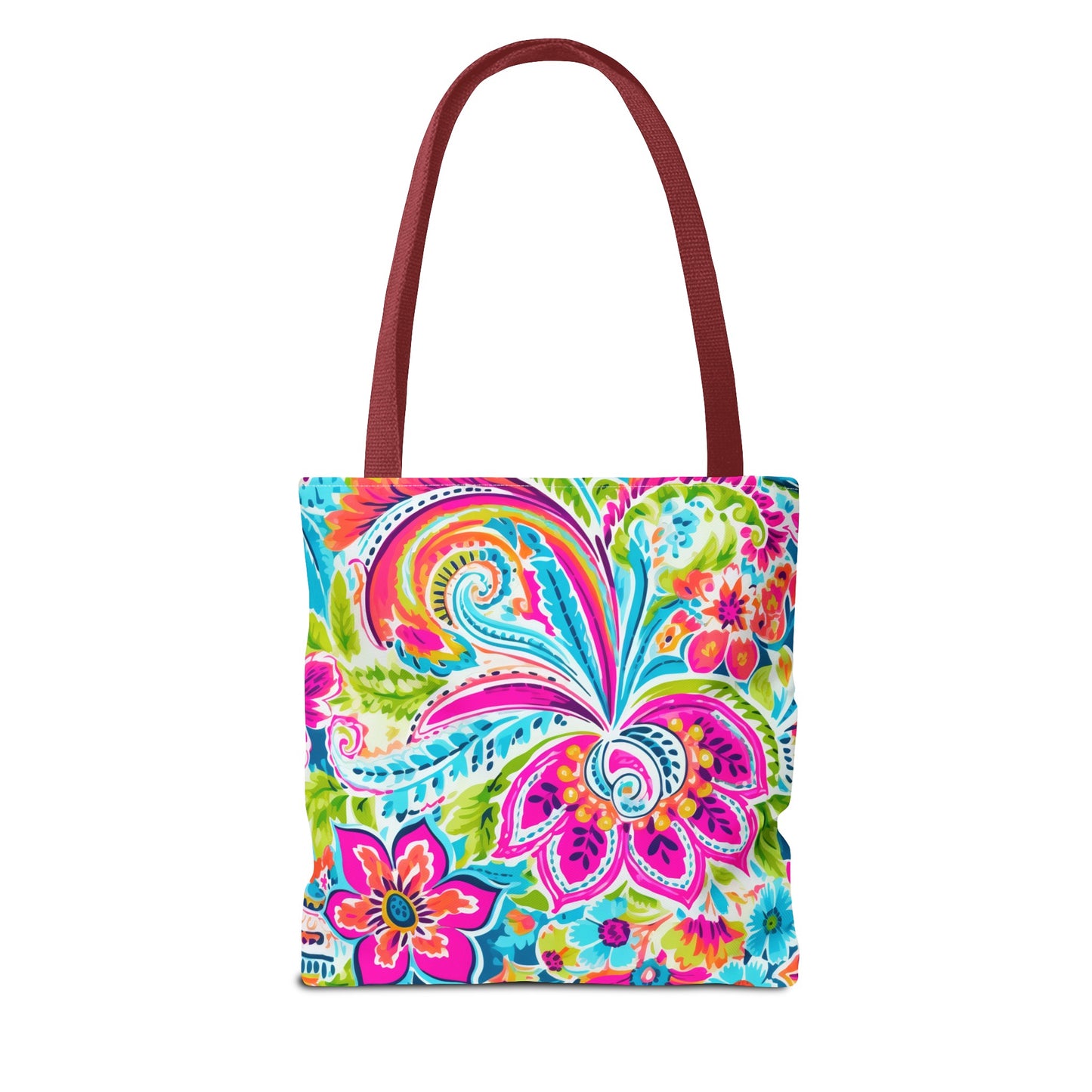 Bright Paisley Tote Bag