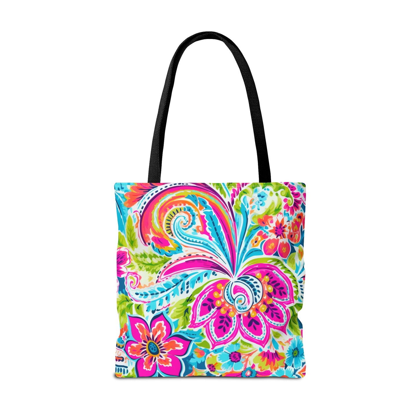 Bright Paisley Tote Bag