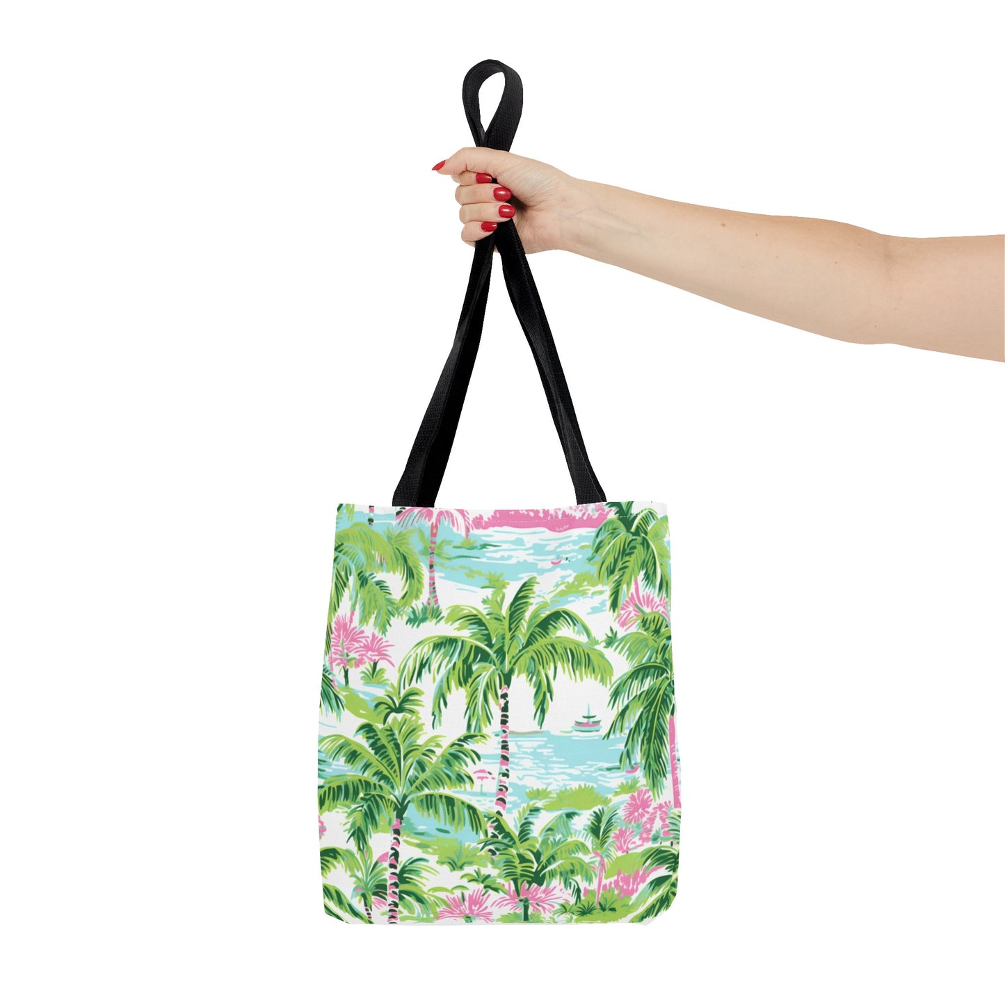 Preppy Tropical Ocean Tote Bag