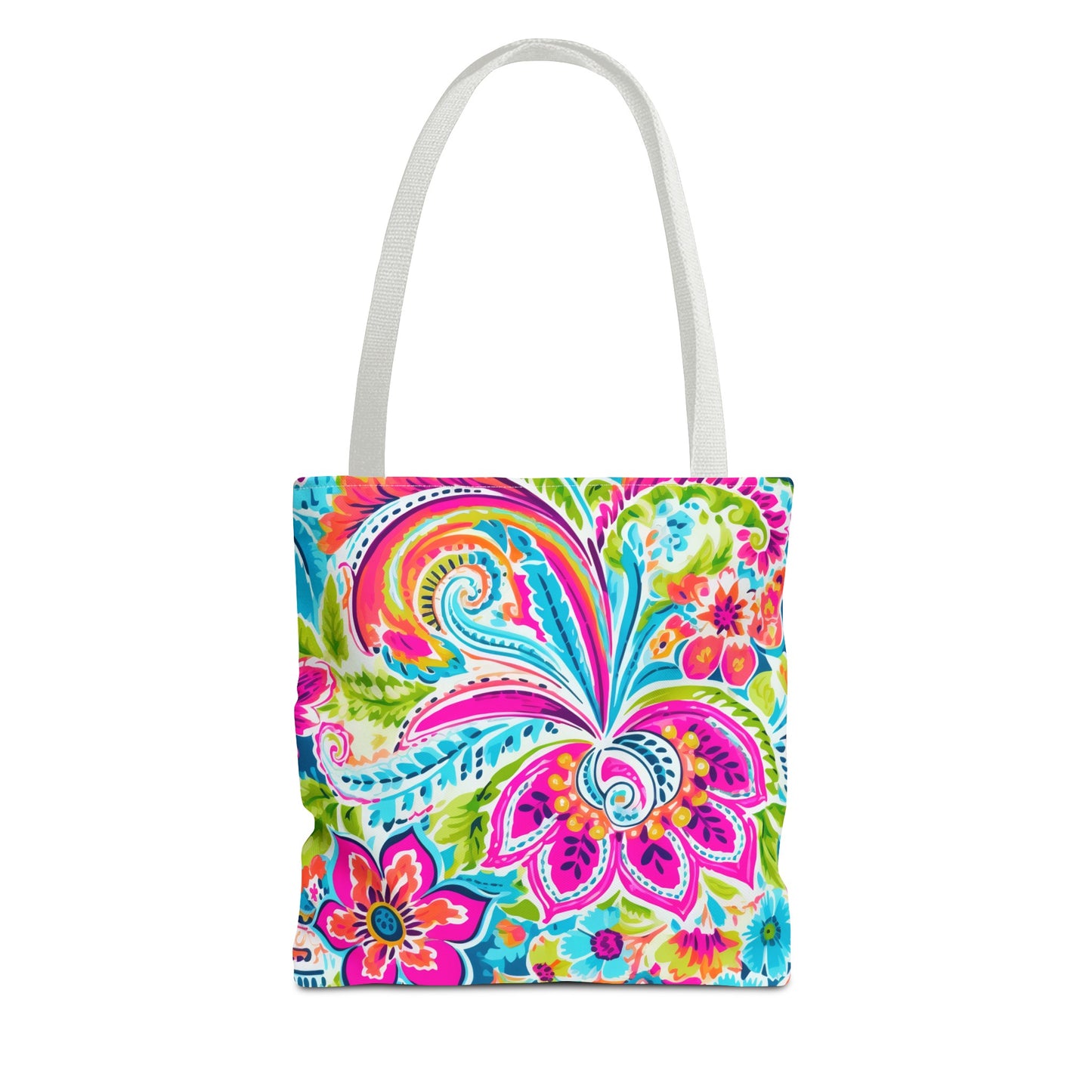 Bright Paisley Tote Bag