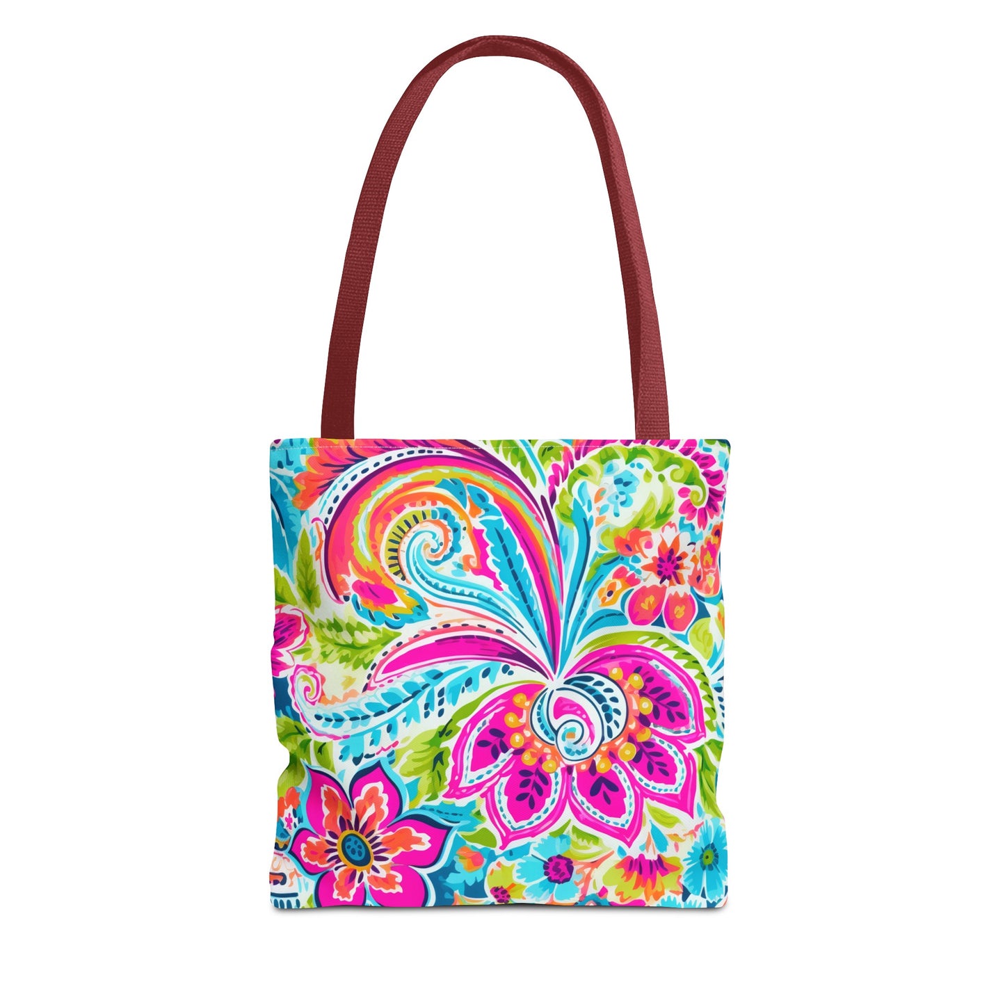Bright Paisley Tote Bag
