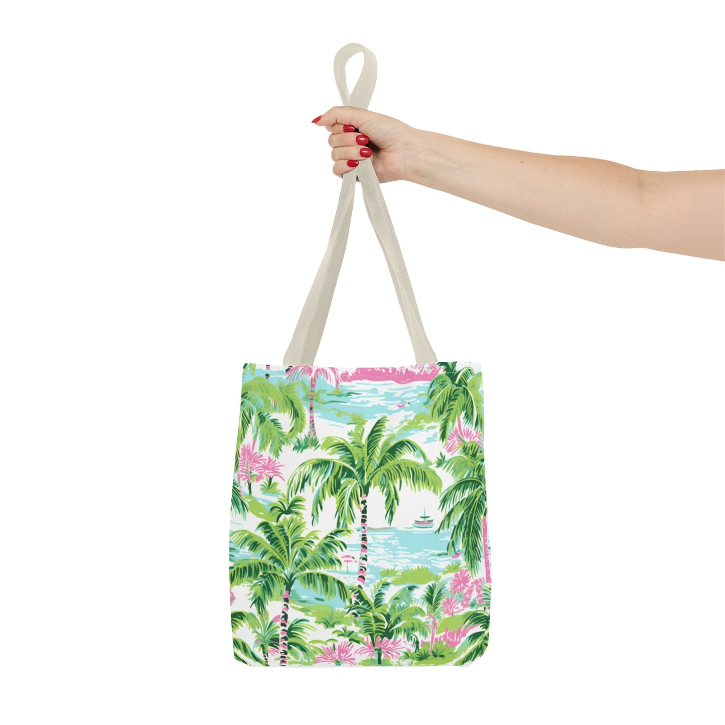 Preppy Tropical Ocean Tote Bag
