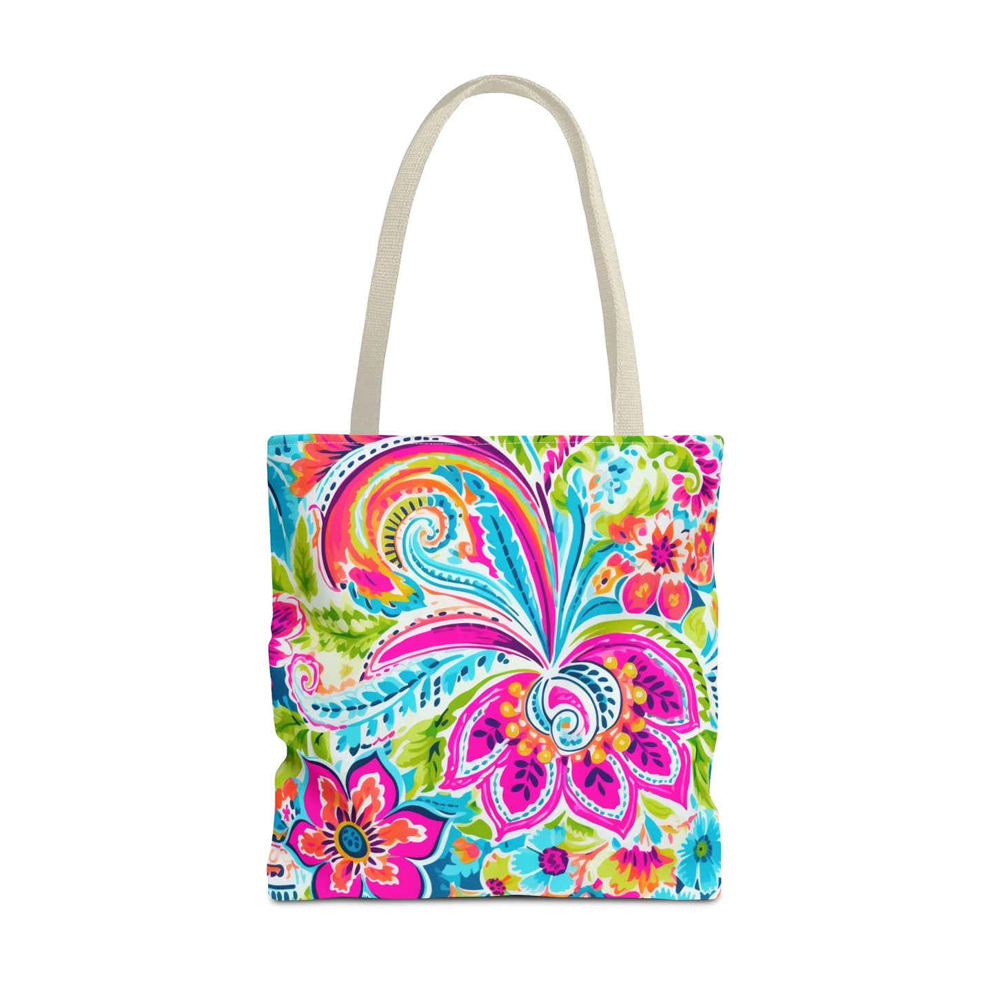 Bright Paisley Tote Bag