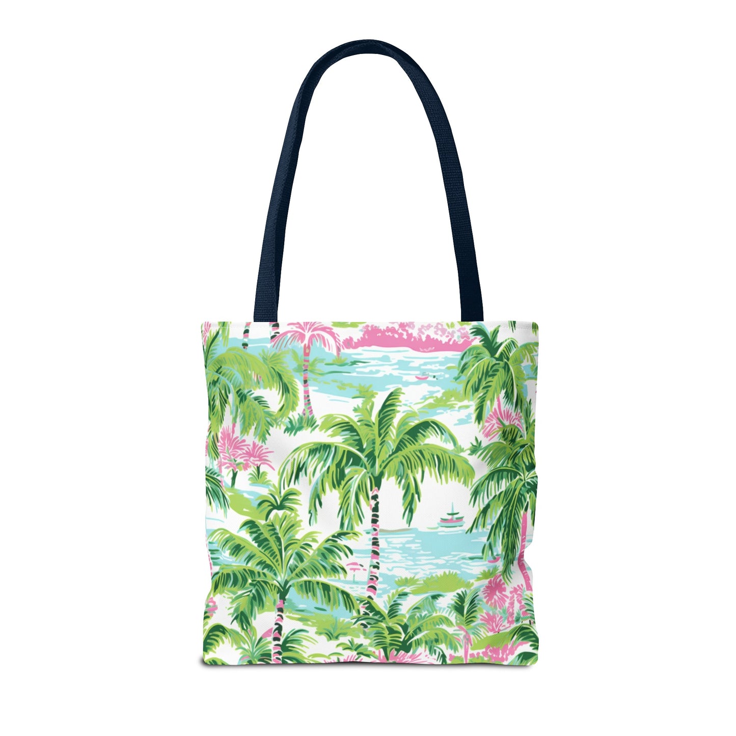 Preppy Tropical Ocean Tote Bag