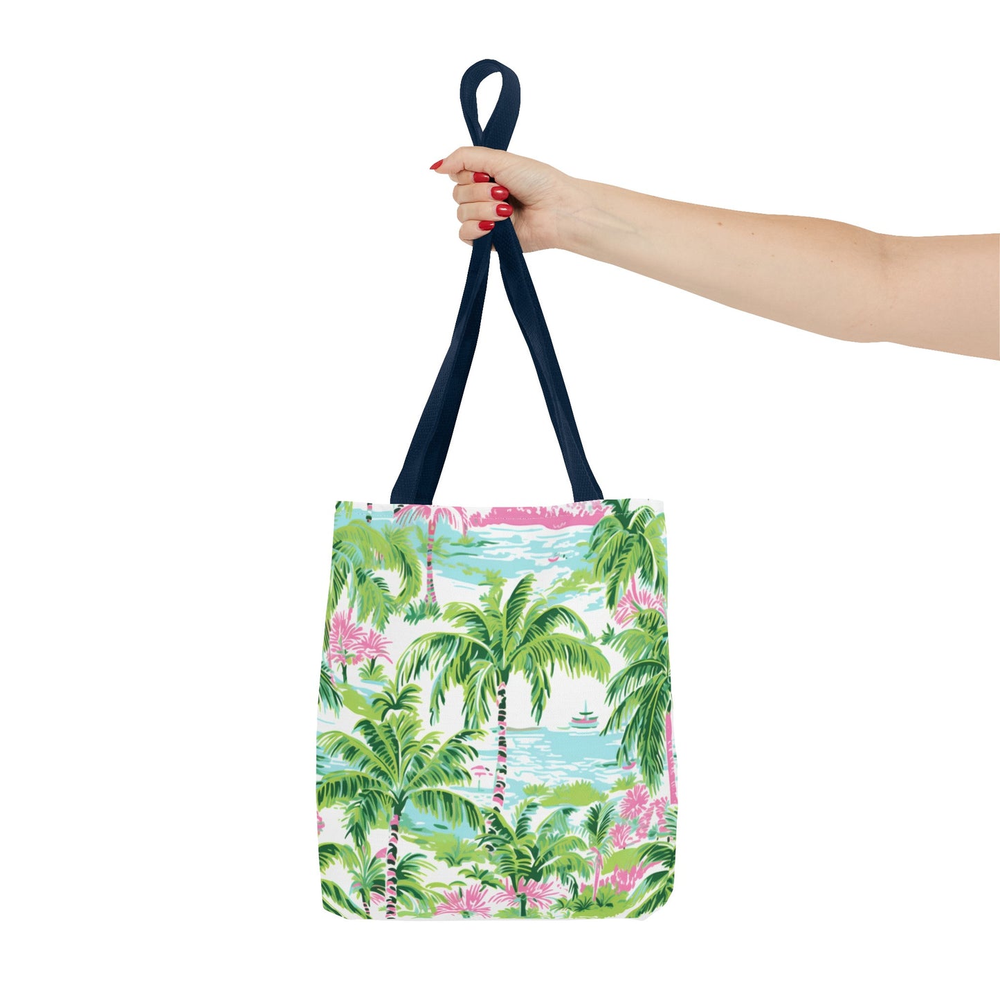 Preppy Tropical Ocean Tote Bag