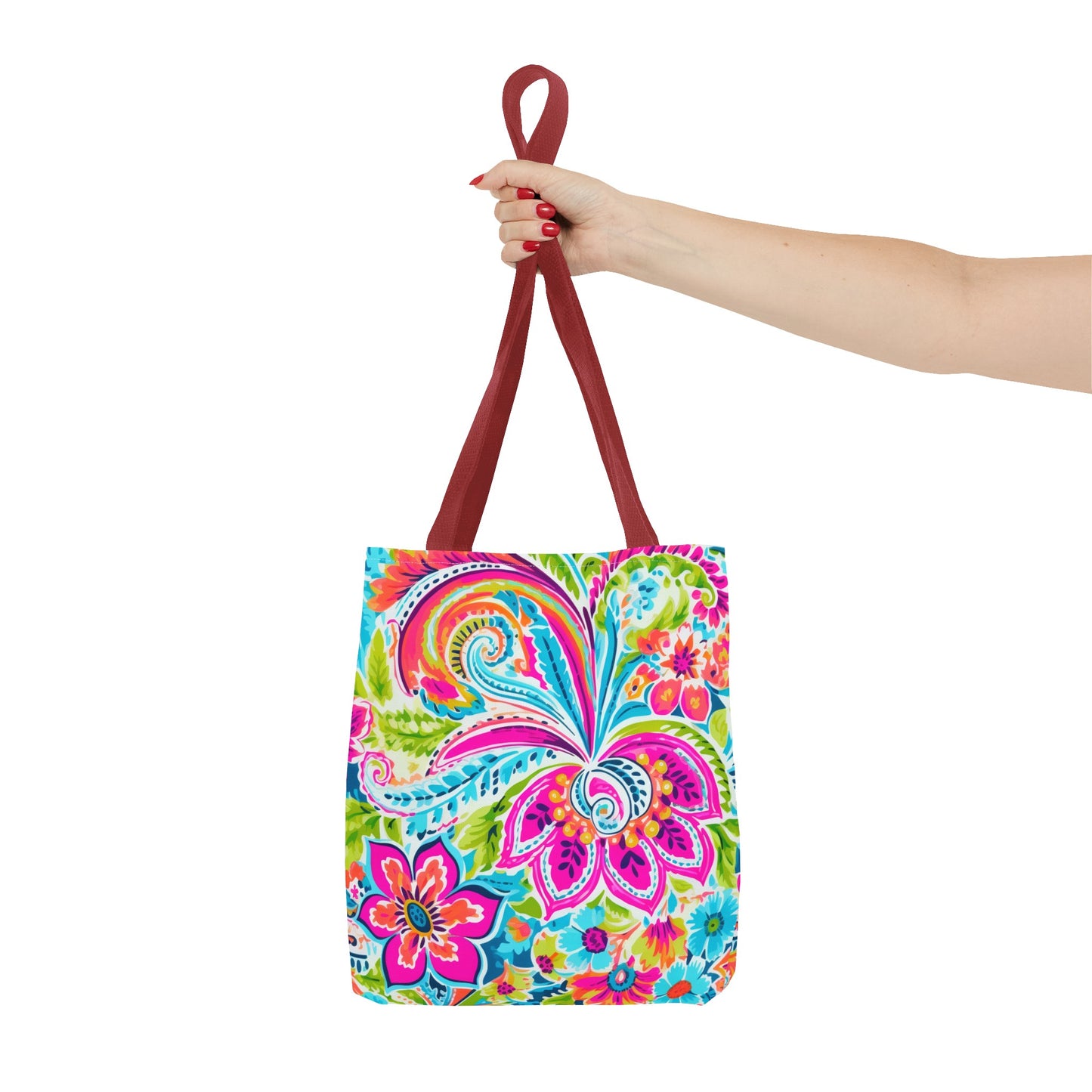 Bright Paisley Tote Bag
