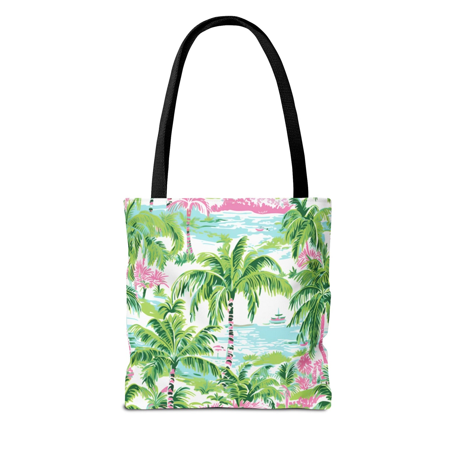 Preppy Tropical Ocean Tote Bag