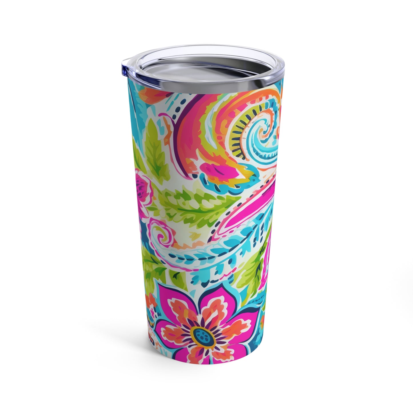 Bright Paisley Tumbler 20 oz