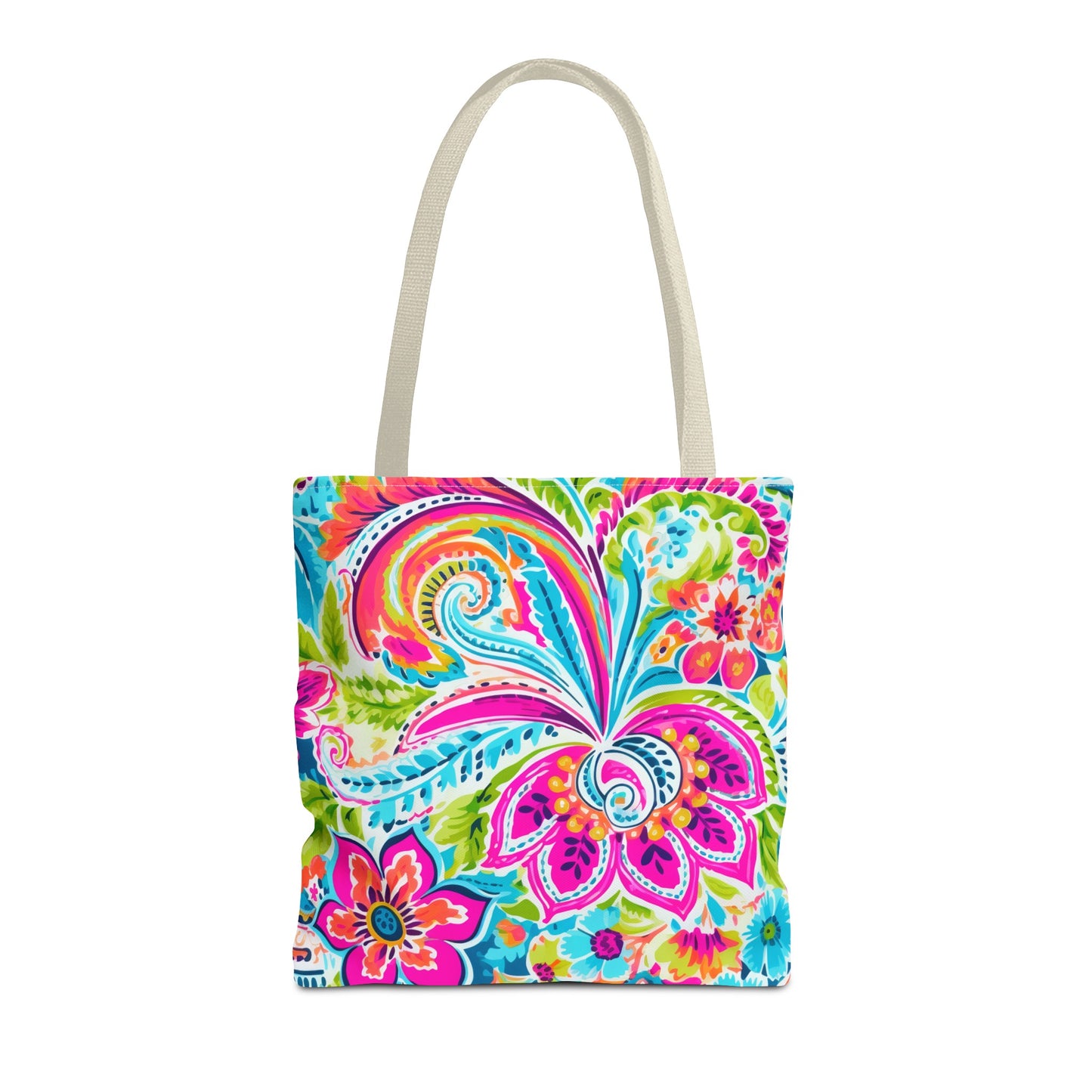 Bright Paisley Tote Bag