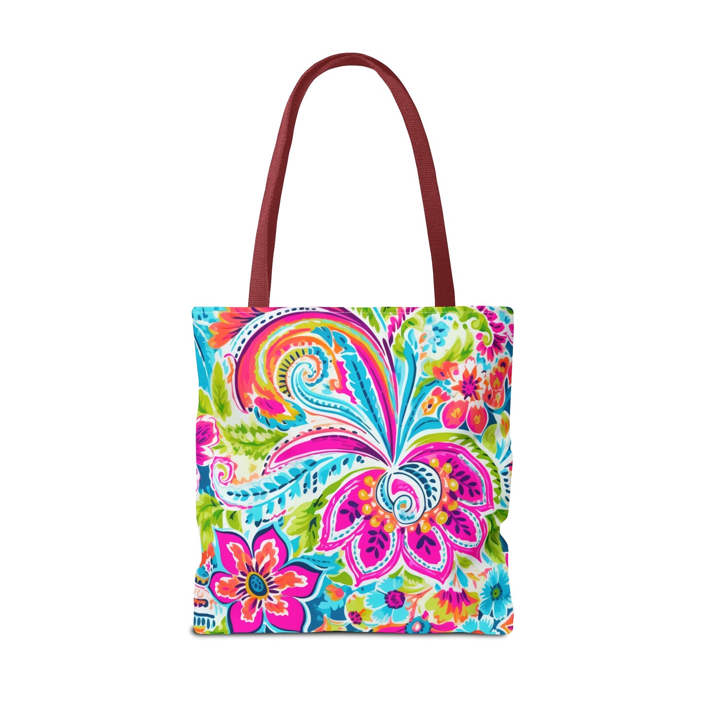 Bright Paisley Tote Bag