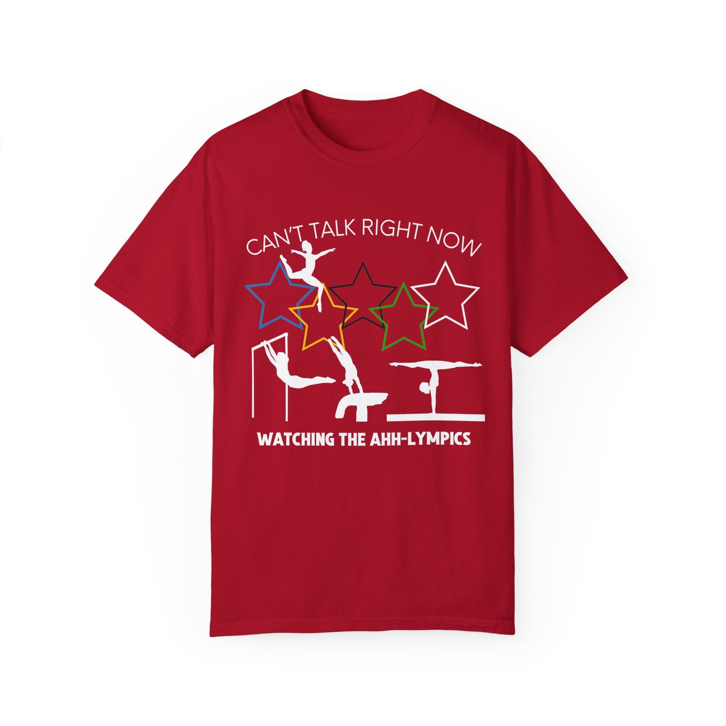 Olympics Gymnastics Watch Party Shirt, Can't Talk Right Now Watching The AHH-Lympics T-shirt, Gymnast Shirt, Gymnastics Shirt, Olympics Shirt, Team USA Shirt, Gymnastics Coach Shirt