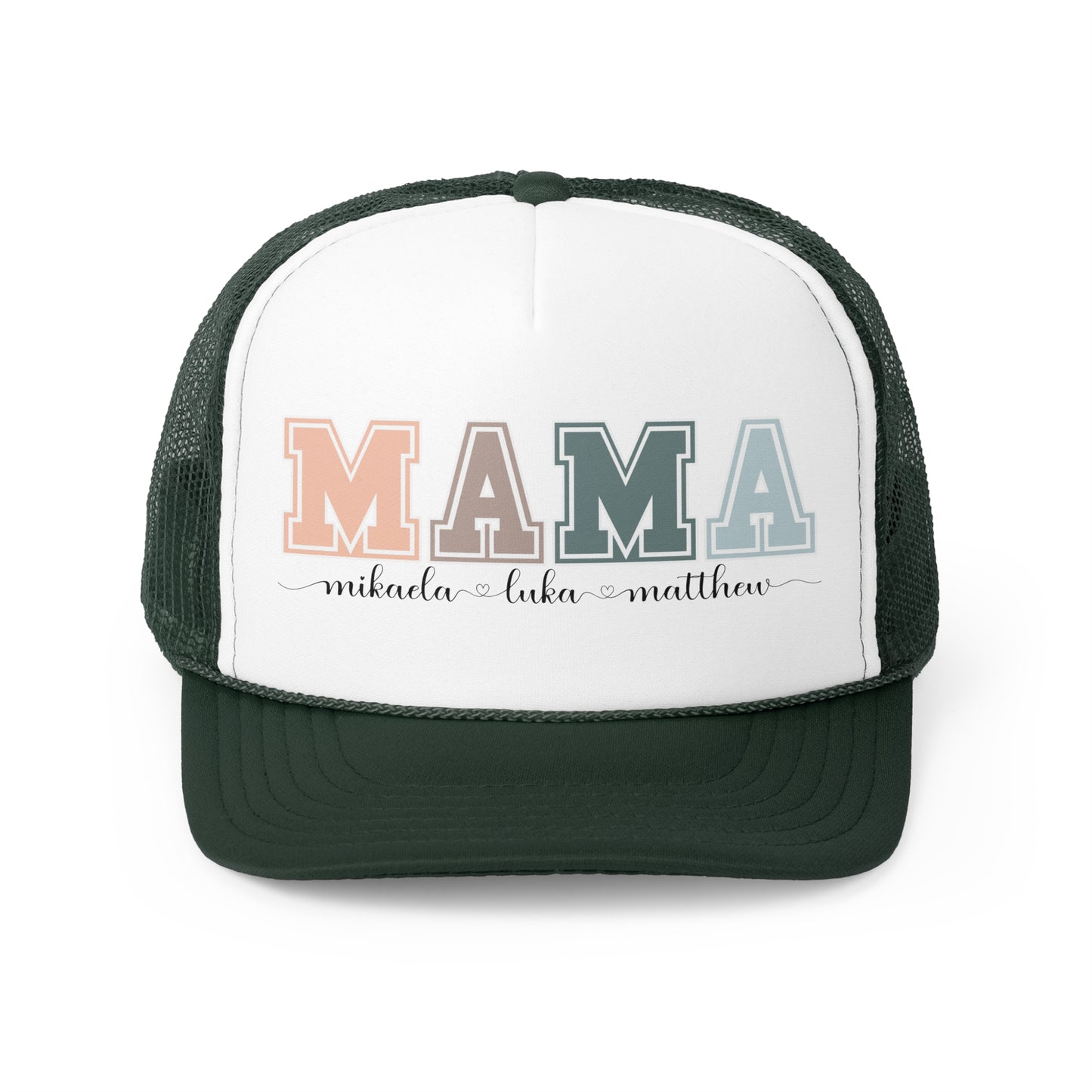 Personalized Custom Mama Trucker Cap
