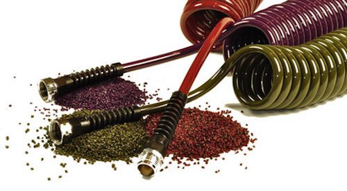 Water Right PCH-050-EP-6PKRS 300 Series 50 Ft Coil Hose, Foot, Eggplant