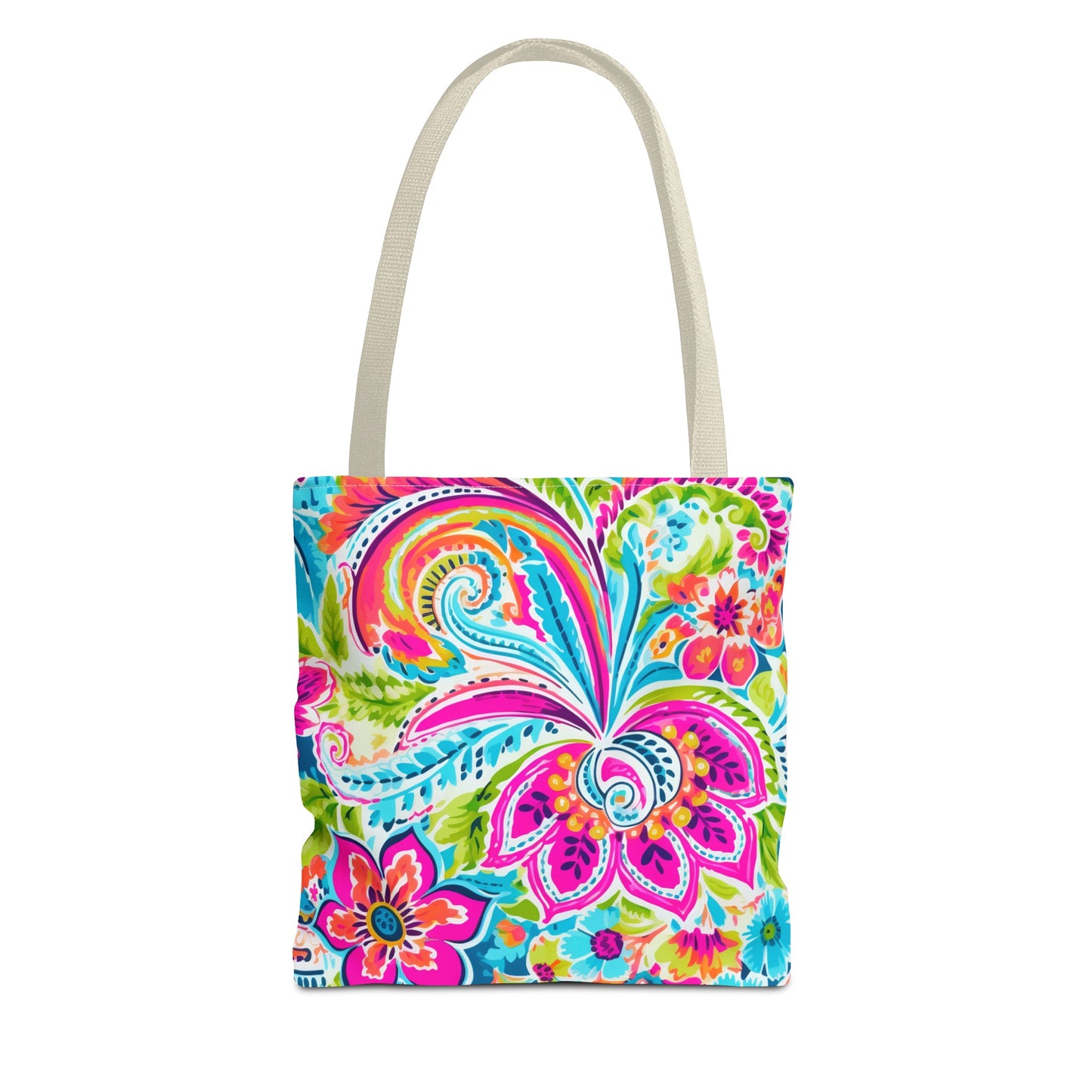Bright Paisley Tote Bag