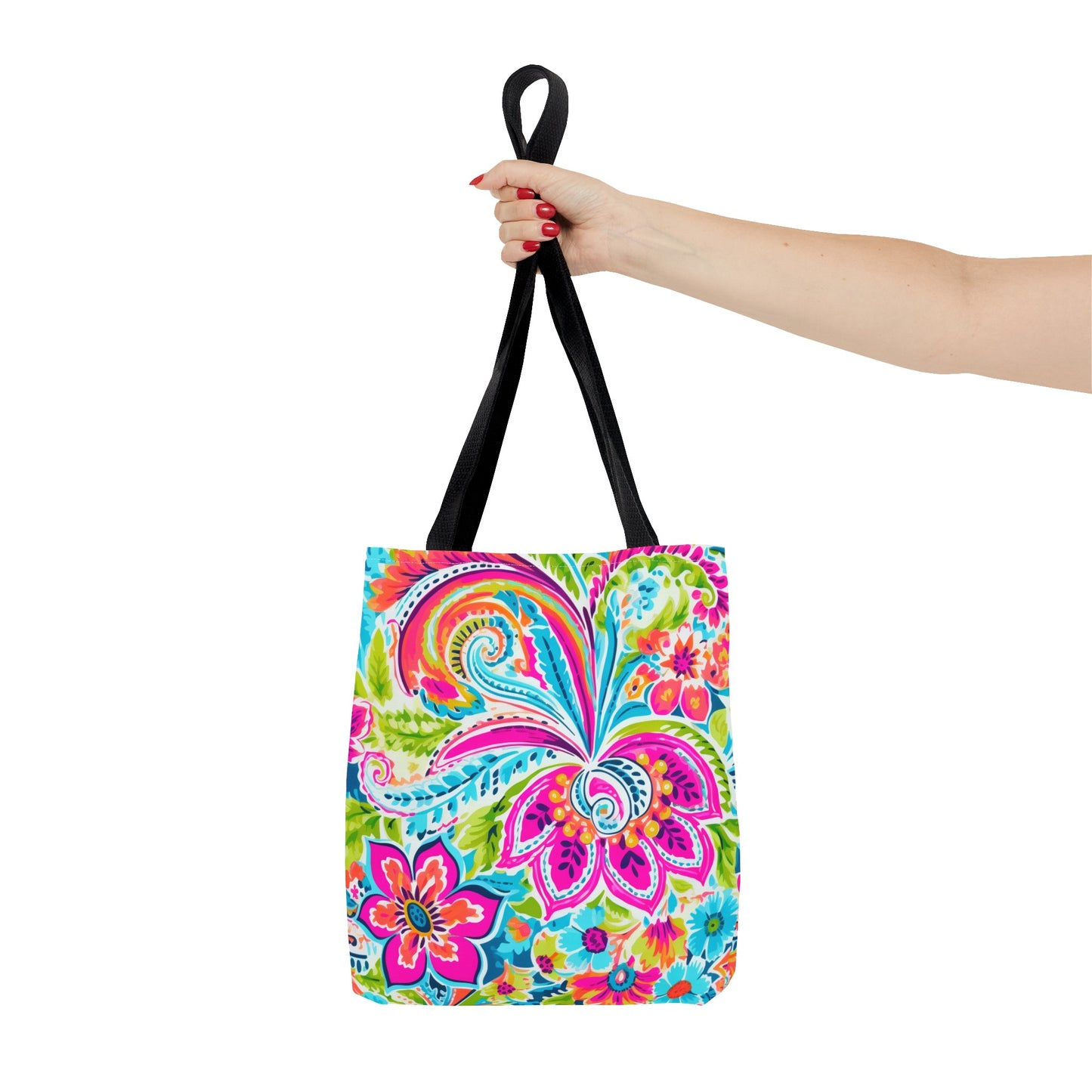 Bright Paisley Tote Bag