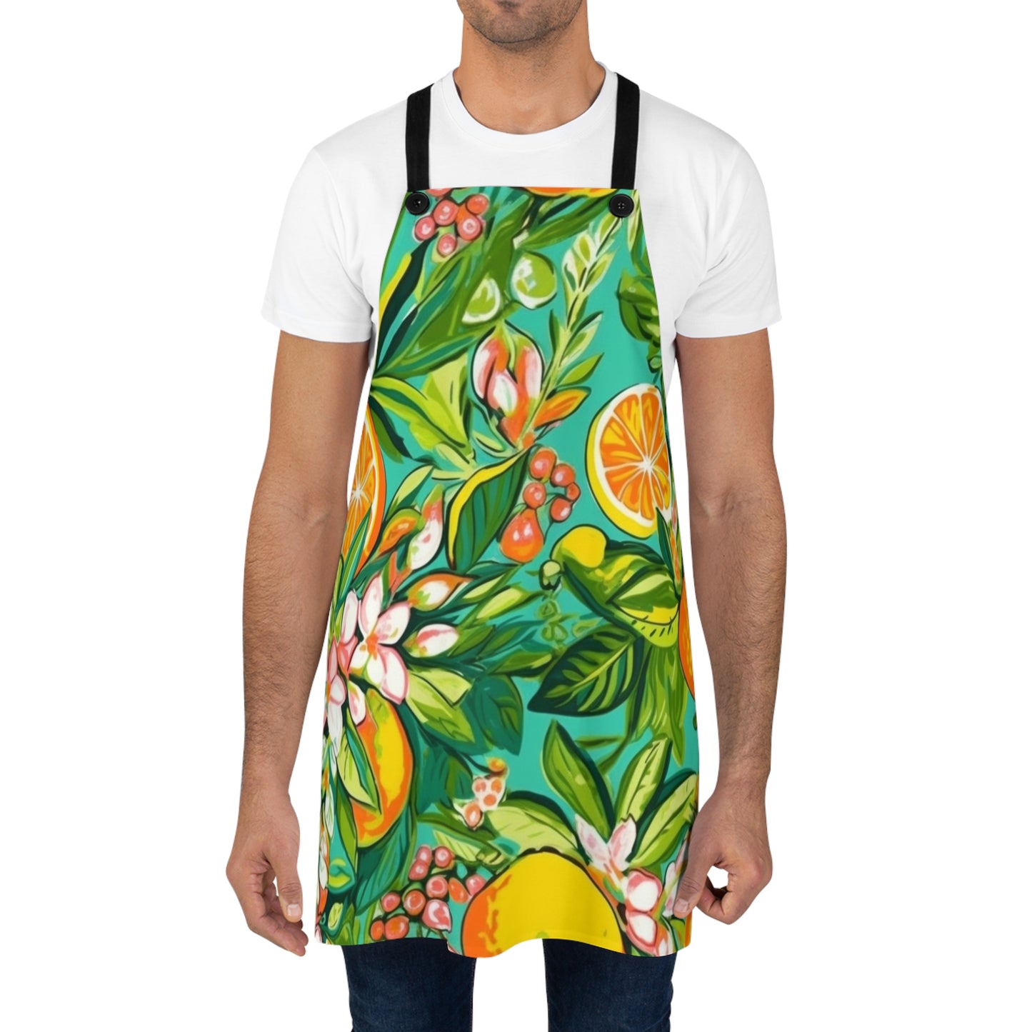 Fresh Green Citrus Apron