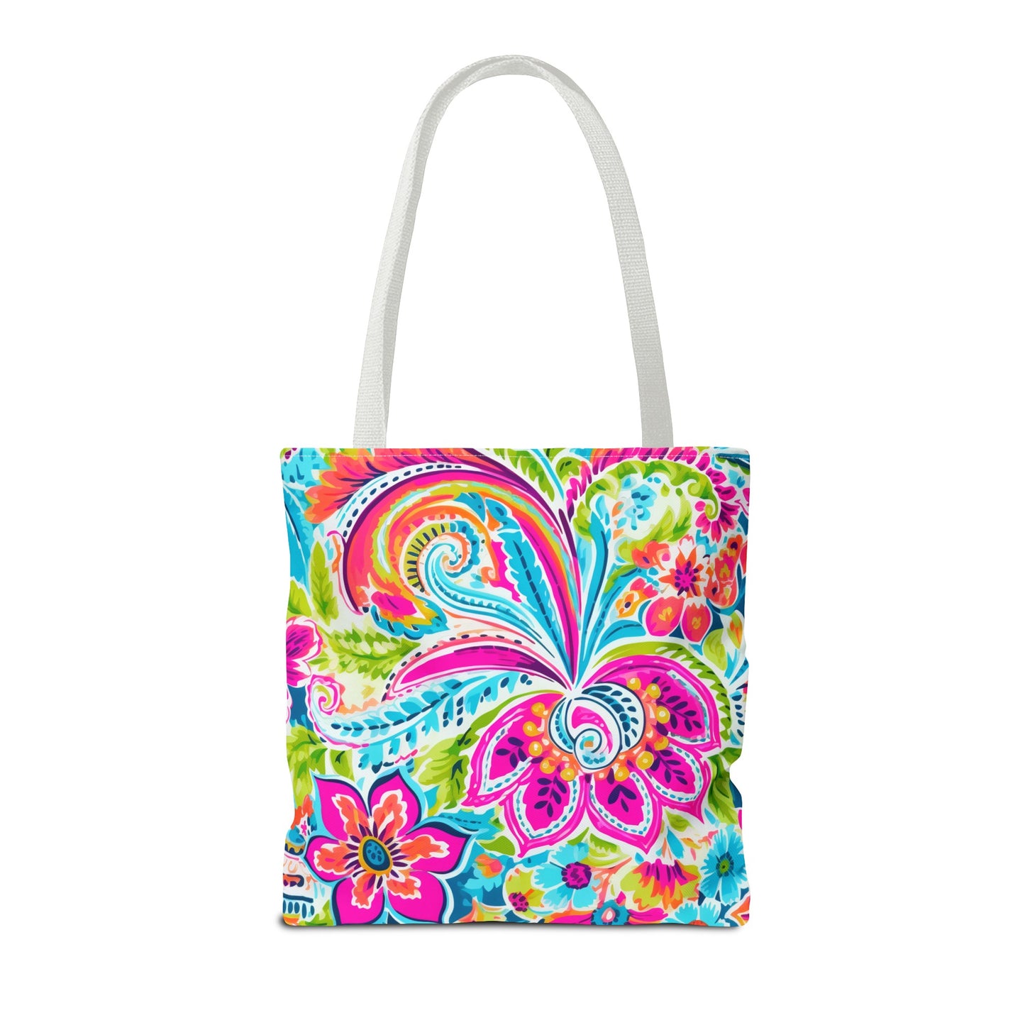 Bright Paisley Tote Bag
