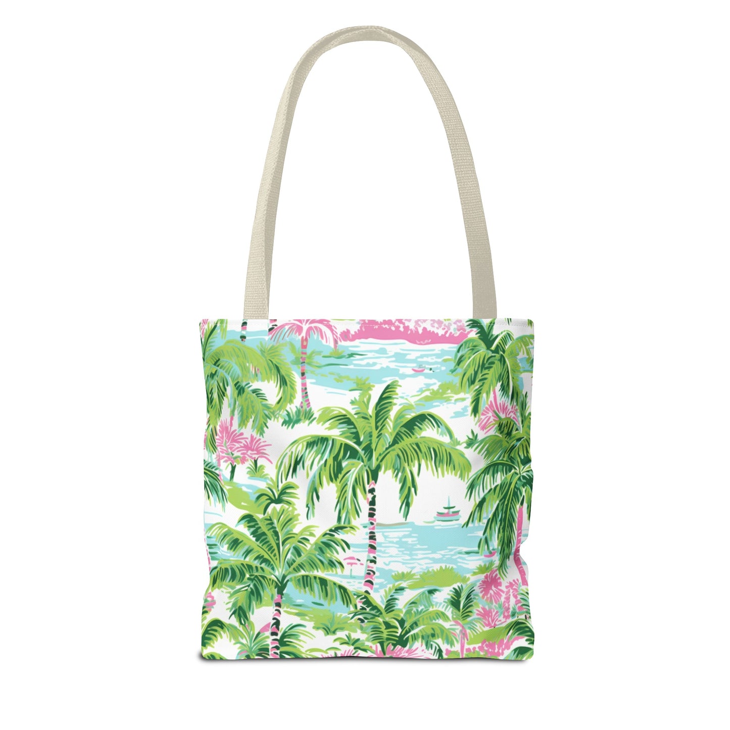 Preppy Tropical Ocean Tote Bag