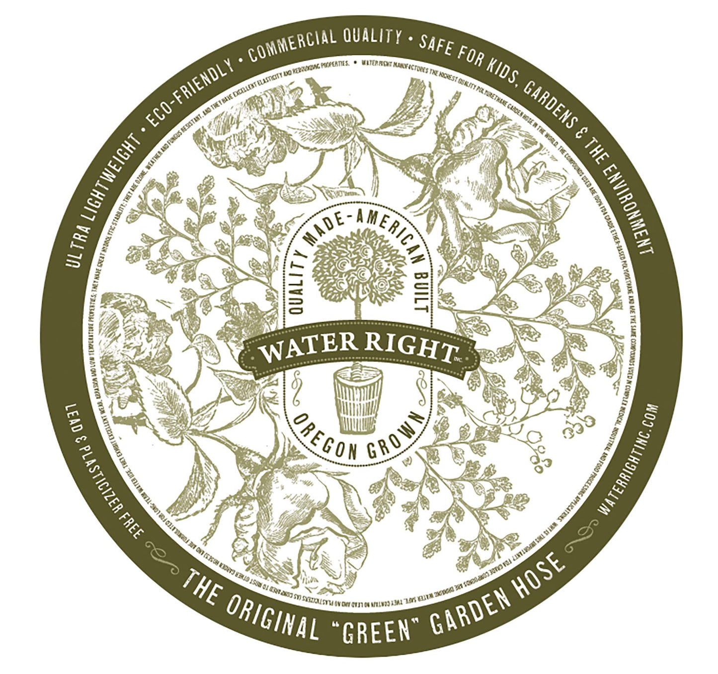 Water Right PCH-050-EP-6PKRS 300 Series 50 Ft Coil Hose, Foot, Eggplant