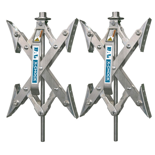 X-Chock Wheel Stabilizer - Pair - One Handle - 28012