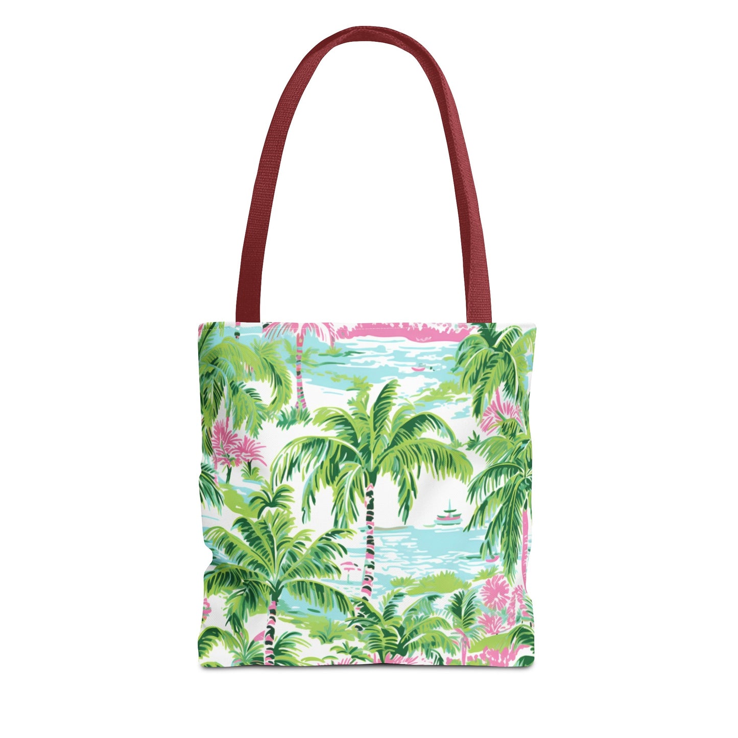 Preppy Tropical Ocean Tote Bag