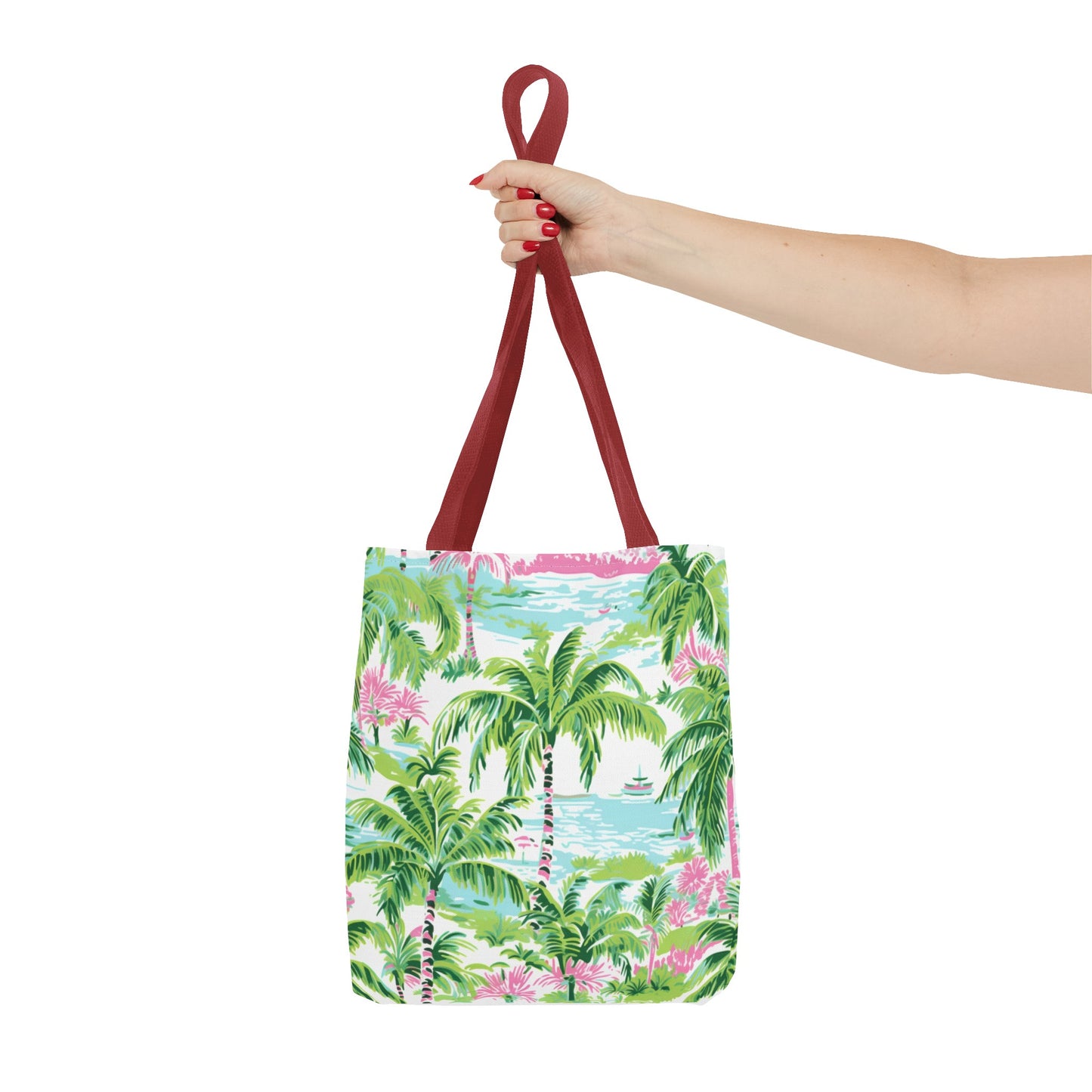 Preppy Tropical Ocean Tote Bag