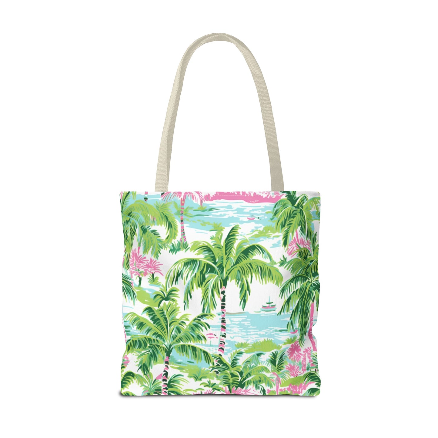 Preppy Tropical Ocean Tote Bag